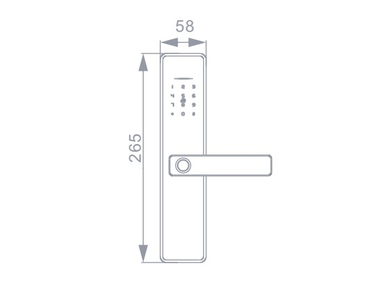 Khóa cửa phòng thông minh WINFREE HC-Q1